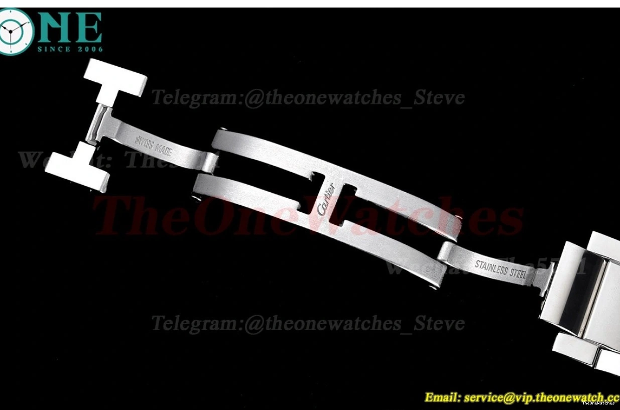 White Bracelet Diamond Bezel Tank K11F SS On Dial Must Quartz 0102